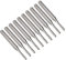 Pxyelec 1.5MM End Mill Gravur Bits CNC Rotary Burrs, CNC Router Bits für PCB Maschine (Packung mit 10)