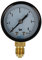 MEGA Druckmanometer 0-6 bar - 1/4 Zoll Anschluss nach Unten Radial Ø 50 mm
