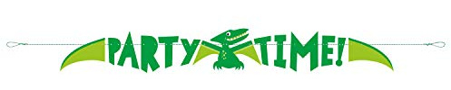 Partybanner - 1,5 m - Blaue & Grüne Dinosaurierparty