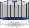 KIDUKU® Trampoline Ø 427 cm | Kit Complet avec Filet de sécurité, échelle, Housse de Bord | Trampoline de Jardin pour Enfants Charge maximale 150 kg