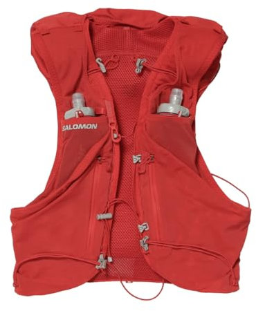 SALOMON Unisex ADV Skin 12 Set Weste, Goji Berry/Ebony, M
