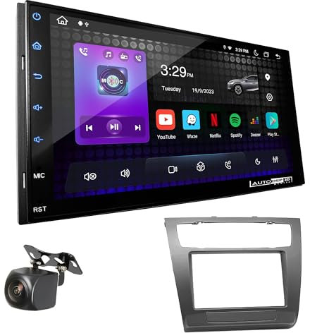UGAR Compatible para BMW 1-Series (E81, 82, 87, 88) 2007-2011 7 Pulgada Android 13 DSP 4GB+64GB Dab+ Radio de Coche HD Pantalla táctil Completa Navegación GPS