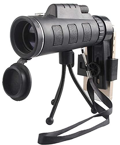 WANWEN Portable 40 Fois ; 60 monoculaire, Appareil Photo pour téléphone Portable monoculaire, oculaire HD Lager Fmc Green Film Telescope Outdoor Camping Concert Little Surprise