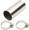 Auspuffschelle Doppelschelle Auspuff Edelstahl Rohrverbinder Abgasanlage Auspuff Adapter Bandstahl Schellen Rohr Rohrverbinder 50mm Länge, ø24mm