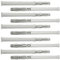AERZETIX - C67094 - Lot de 10 Chevilles universelles Ø12x180 mm à collerette biseautée/fraisée - en Polyamide - maçonnerie Fixation béton Brique parpaing bâtiment vis Construction