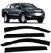 MCHDMI 4 Stück Auto Windabweiser Für Ford Ranger Wildtrak T6 T7 T8 2012-2021, Auto TüR Seitenscheiben Windabweiser Regen Abweisend Regenschutz Zubehör