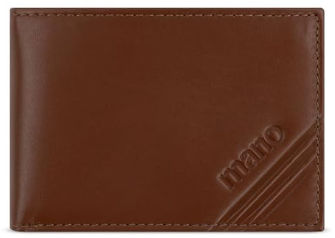 mano Don Antonio RFID Mini Purse Cognac