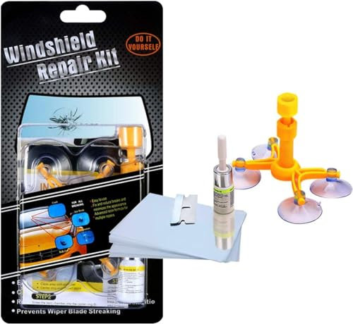 Manelord Reparaturset Werkzeug für PKW Chip und Crack, Windshield Repair Kit