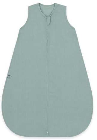 emma & noah Baby Schlafsack 0.5 TOG, Leinen Schlafsack für den Sommer, 100% Leinen, OEKO-TEX Zertifiziert, Atmungsaktiv und Leicht, Strampelsack für Neugeborene (Essential Berry, 110 cm)