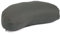 Bodhi Meditationskissen Halbmond Mini | Yogi MOND ECO | 100% Bio-Baumwollbezug | Yogakissen halbmondförmig mit Buchweizenfüllung | Halbmondkissen für Yoga & Meditation | Anthrazit