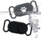 2pcs Dog Collar Holder for Galaxy Smarttag2, Silicone Pet Collar Case Cover Cute Claw Style Waterproof Protective Case Cat Collar Holder Accessory for Samsung Smart Tag 2 (Black, Gray)