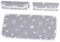 Bebear Saugpads für Babytrage, Beißunterlagen, Sabber-Lätzchen, Baumwolle, 3 Stück, passend für alle Marken Babytrage, 01 Stern für Kinderwagen, For Pushchair/Stroller/Car Seat