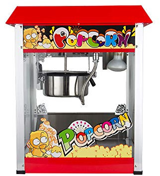 SmPinnaA Popcorn Maker Electric Non-stick Pan High Capacity Roof Type Fully Automatic Thermal Popcorn Machine