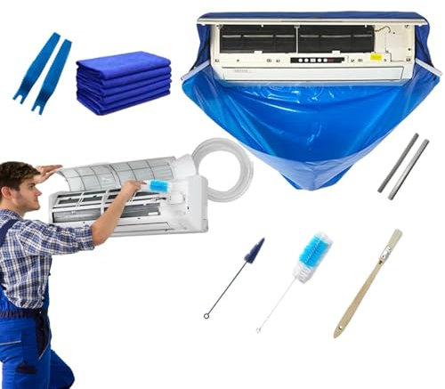 Split Air Conditioning Cleaning Waterproof Bag, Air Conditioner Cleaning, Air Conditioner Cleaning Kit, Wall Mounted Air Conditioning Dust Washing Clean, for Hotel, Home