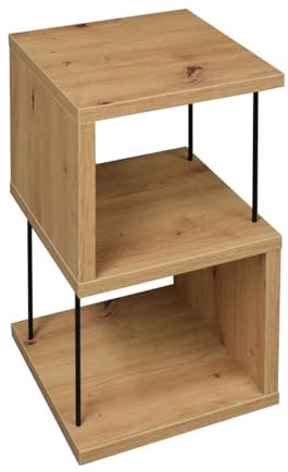 möbelando Regal >Sticks< in asteiche - 33x65x33cm (BxHxT)