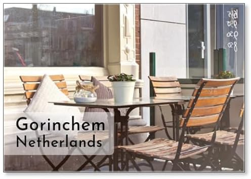 Kühlschrankmagnet Morning Street Cafe in Gorinchem Niederlande