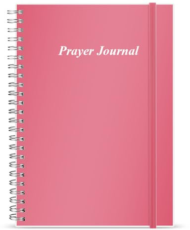 Prayer Journal for Woman, Bible Journal with Verse, 60 Weeks Scripture, Faith & Devotional Journal, Christian Planner, Bible Study Notebooks for Note Taking, Religious Christian Gifts for Women, 5.8