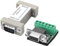 XMSJSIY RS232 a RS485.RS422 - Convertidor Serial Adapter Comunicación Datos Convertidor Adaptador Industrial Convertidor 300-115.2 Kbps Compatible con EIA/TIA RS-232C,RS-422 y RS-485 Estándares