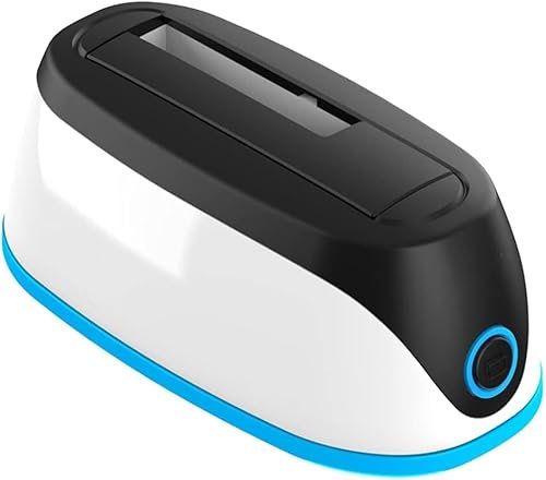 Disco Duro Externo, USB 3.0 HDD SSD Station 16TB 2.5 3.5 Pulgadas SATA Disco Duro Base adaptadora Dock con lámpara RGB Disco Duro Externo