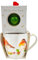 Winter Robin White Chocolate Bomb and Mug Set | Christmas Hot Chocolate Bomb and Mug Set