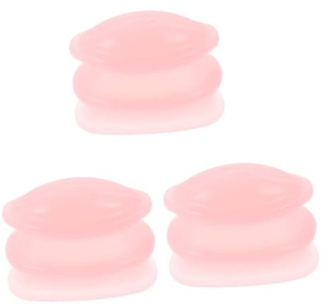 Mikinona 3pcs Self Suction Lip Enhancer Lip Plumper Device for Women Ladies Girls Korean Enhancer Tool
