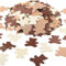 Confettis en forme d'ours, 500 pièces Bear Confetti Baby Shower Crème confetti confetti paille