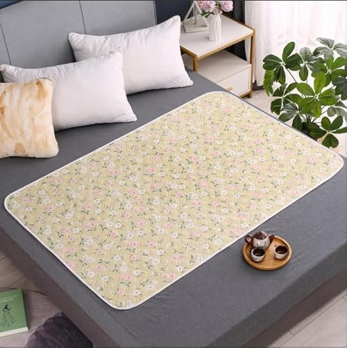 Lot de 2 alèses de lit extra larges réutilisables pour incontinence | Protège-matelas absorbant lavable 80 x 120 cm | Protection contre l'humidification du lit pour adultes ou enfants et aide à la vie