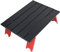 Zisemeil Table pliante d'extérieur Mini table de cuisson portable et légère en aluminium Table de pique-nique à roulettes