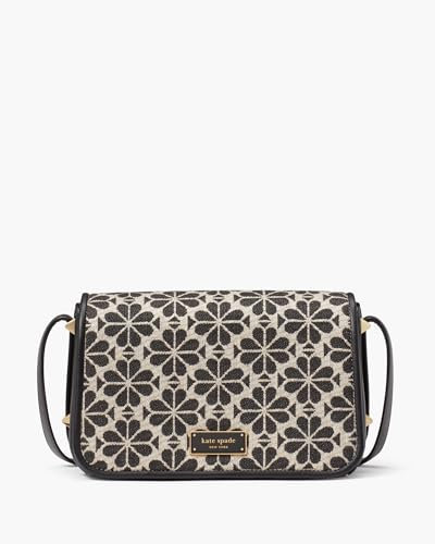 kate spade new york Women's Liv Small Flap Crossbody, Spade Flower Sand Multi, One Size
