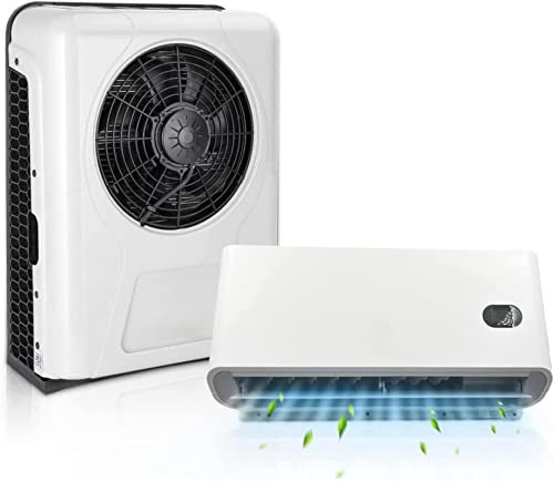 FHRKA Aire Acondicionado, Aire para Camiones de 12 v CA Uniforme de Unidad eléctrica, Tractores, acondicionador de estacionamiento, enfriamiento rápido