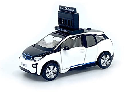 Mini Auto Spielzeug 1 64 Für BMW I3 Marathon Pilot Timed Car Legierung Simulation Modellauto Sammlung Display Für Erwachsene Wohnkultur