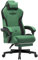 GTPLAYER Gaming Stuhl, Ergonomischer Gamer Stuhl aus Stoff mit Lendenwirbelstütze, PC-Stuhl mit verbreiterter Rückenlehne, Belastbar bis 150 kg, Grün
