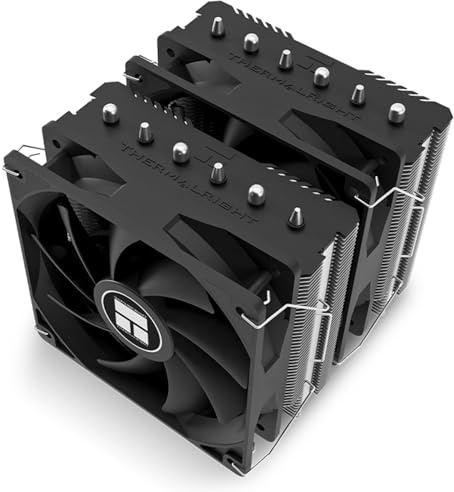 TR-Thermalright Peerless Assassin 120 SE Extrem CPU Luftkühler, Dual Tower und Lüfter mit 6 Heatpipes,120mm PWM Lüfter mit 1850U/min,für AM5/AM4,Intel LGA1851/1700/115x/1200