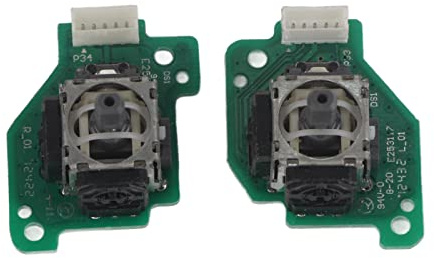 Blaihild Replacement Analog 3D Joystick Sticks, Left Right Joystick with PCB Board, for GamePad Controller