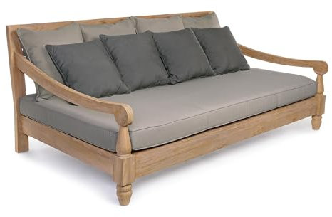 4-Sitzer-Gartensofa aus FSC-Holz 190 x 112 x H81 cm