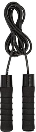 Everlast Leather Skipping Rope Black One Size