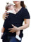 Tragetuch Baby elastisch für Neugeborene und Kleinkinder, Babytragetuch Kindertragetuch Baby Bauchtrage Sling Tragetuch für Baby Neugeborene Innerhalb 16 KG von VOARGE, schwarz