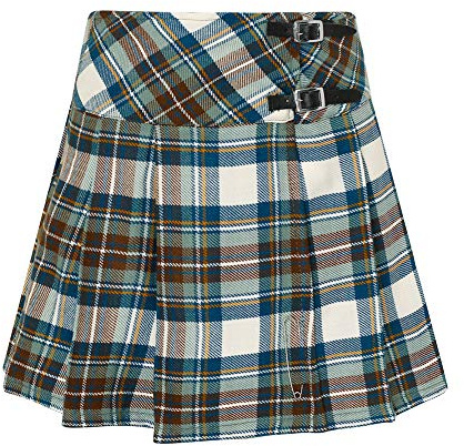Tartanista Womens 16.5 Inch Scottish Tartan Mini Kilt Skirt