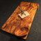 What the Art!® Olive Wood «Karo» L | Tagliere in legno d'ulivo + ciotola per salse + regalo | 35 x 16 x 2 cm