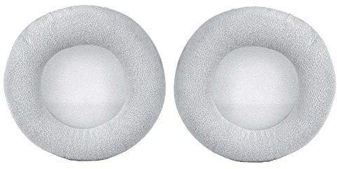 K712 Ohrpolster Ersatz OhrKissen Muffs Teile Kompatibel mit AKG K702 K701 K601 K612 K712 Q701 Q702 Kopfhörer. (Silber)