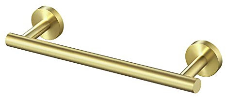 KES Gold Towel Rail 30CM Hand Towel Holder for Bathroom and Kitchen Small Towel Bar Hanger SUS304 Stainless Steel Wall Mounted Brushed Gold, A2000S30DG-BZ
