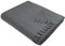 ZOLLNER Kuscheldecke in 130x170 cm - kuschelige und langlebige Fleecedecke - waschbar bis 60°C - wunderschöne Wellenkanten - antistatisch - Polyester - in anthrazit - Oeko Tex® Zertifiziert