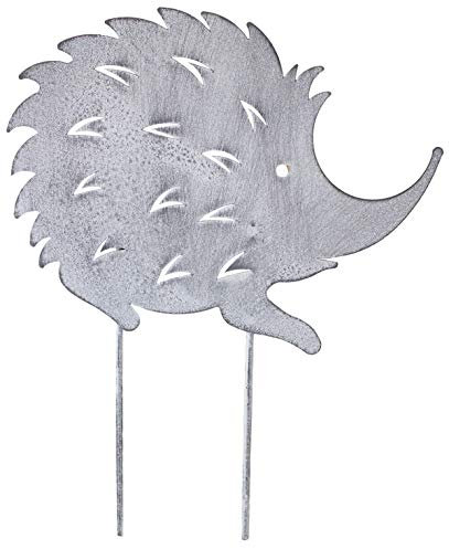 B2S BACK2SEASON Gartenstecker Igel grau Metall Herbstdeko Igelchen Herbst