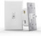 Eva Logik Smart Toggle Light Switch, Single Pole & 3 Way, Dimmer, Aluminium Plate, 2.4G WiFi Dimmer Light Switch, Needs Neutral Wire, Works with Alexa/Google Home, No Hub Required, ETL and FCC Listed