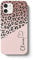 iCaseDesigner Personalised Animal Print Custom Name Phone Case Compatible with iPhone 12/12 Pro. 5. Leopard Print Pink Sparkle Fade
