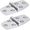 Atibin Marine Mount Door Hinges Steel Stainless Hatch Boat Hinge Hardware Heavy Duty Boat Hinge Deck Cabinet SUS316 1.51 inch x 3.0 inch 2pcs