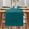 Tischläufer Frühling Modern, Tischläufer Abwaschbar, Tischläufer Leinenoptik, Tischläufer Wasserabweisend, Tischläufer für Esszimmer Party Urlaub Dekoration (Blaugrün, 40 x 180 cm)