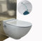 Ekershop Bien THOR EASY Taharet Randlos Dusch Hänge Wand WC Bidet Toilette integrierter Kalt&Warm Ventil Mischer Armatur Soft-Close Deckel Spülrandlos, Absenkautomatik, Shattaf, Weiß