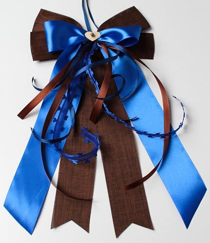 CaPiSo 20x35cm Geschenkschleife OHNE BASTELN Fertigschleife fertig gebunden Geburtstag Geschenkschleife Dekoschleife Schleife Hochzeit Schultütenschleife (End 09)