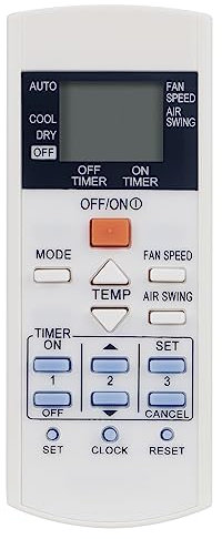 ALLIMITY Reemplazo de Mando a Distancia Aire Acondicionado adaptar por Panasonic Air Conditioner AC A/C A75C3625 A75C2817 A75C3716 A75C3297